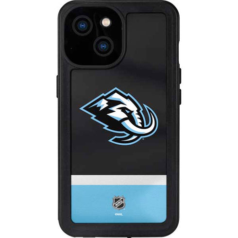 NHL Utah Mammoth Striped Jersey iPhone 15 Waterproof Case